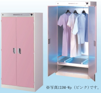 [12-2501-27]　白衣殺菌ロッカー(白衣5～8着用)アイボリー　DM-Wi